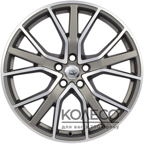 WSP Italy Audi (W571) Alicudi W8.5 R20 PCD5x112 ET43 DIA66.6 matt gun metal polished