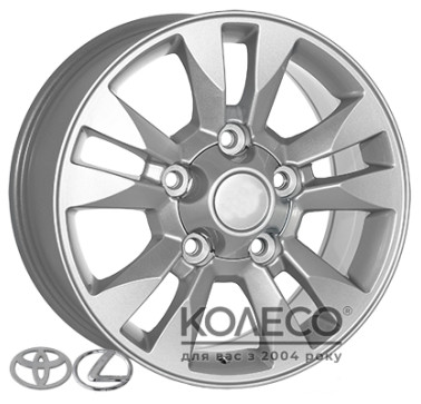 JH 1107 W8 R17 PCD5x150 ET60 DIA110.1 silver