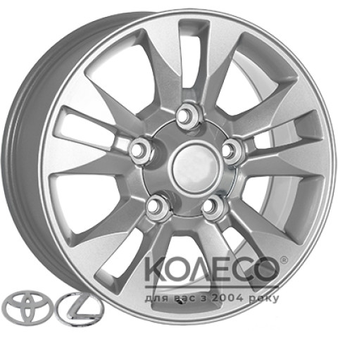 JH 1107 W8 R17 PCD5x150 ET60 DIA110.1 silver