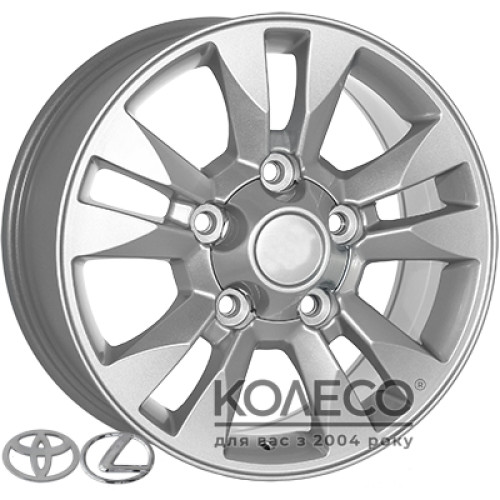JH 1107 W8 R17 PCD5x150 ET60 DIA110.1 silver