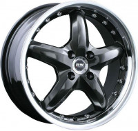 Racing Wheels H-303 W7 R17 PCD5x112 ET35 DIA73.1 BK/P