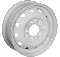 Кременчуг УАЗ W6 R15 PCD5x139.7 ET22 DIA108.5 белый