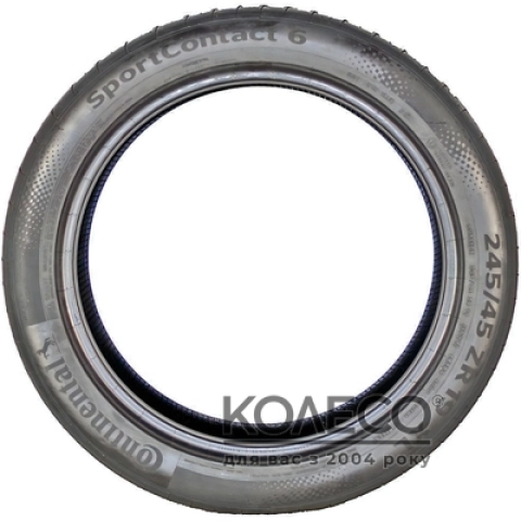 Летние шины Continental SportContact 6 255/30 R19 91Y XL