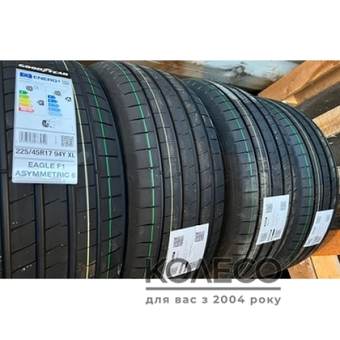 Літні шини Goodyear Eagle F1 Asymmetric 6 235/65 R19 109V XL