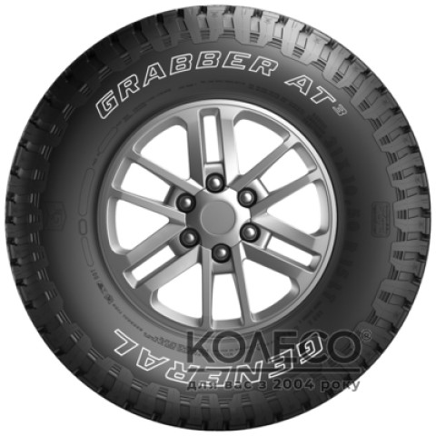 Всесезонні шини General Tire Grabber AT3 255/65 R17 114/110S
