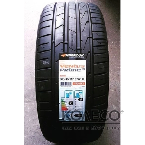 Летние шины Hankook Ventus Prime 3 K125 235/45 R18 98W XL
