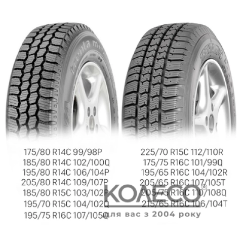 Зимние шины Sava Trenta M+S 195/65 R16 104/102R C