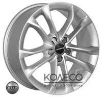 Диски ZF TL0420 W7 R18 PCD5x112 ET43 DIA57.1 silver