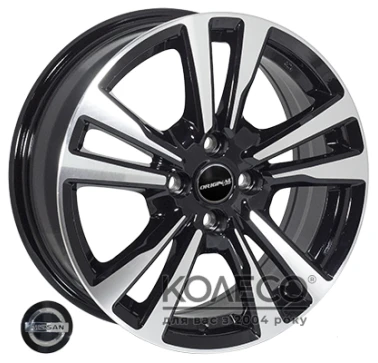 JH A5632 W6.5 R16 PCD4x100 ET45 DIA60.1 BP