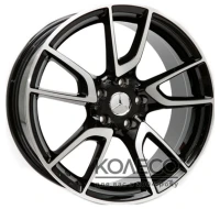 Диски Replica Mercedes (MR256) W8 R18 PCD5x112 ET37 DIA66.6 BMF