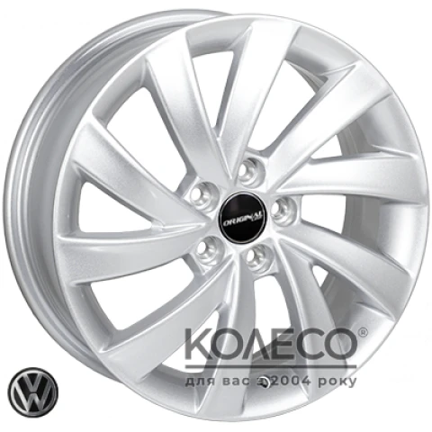 JH H664 W6 R16 PCD5x100 ET40 DIA57.1 silver