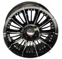 Диски Sportmax Racing 510A W6.5 R15 PCD5x112/114.3 ET38 DIA67.1 Black
