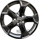 Audi OEM 83A601025AL-AX1 W6.5 R17 PCD5x112 ET38 DIA66.6 Black