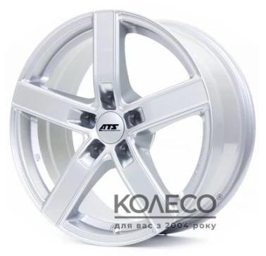 ATS Emotion W7.5 R17 PCD5x108 ET55 DIA63.4 polar silver