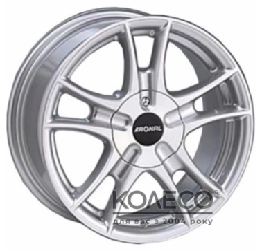Ronal LV W8.5 R18 PCD5x120 ET35 DIA82 ball polished surface