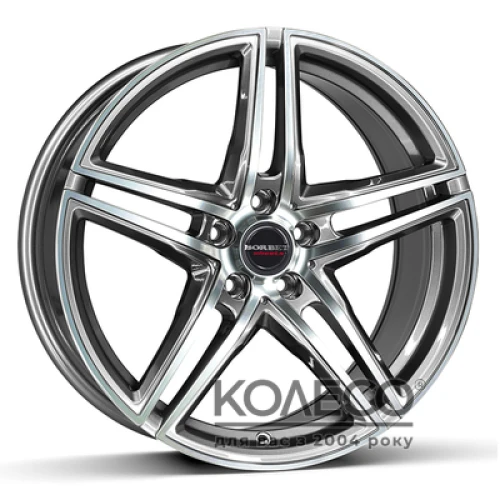 Borbet XRT W8.5 R19 PCD5x120 ET30 DIA72.6 graphite polished