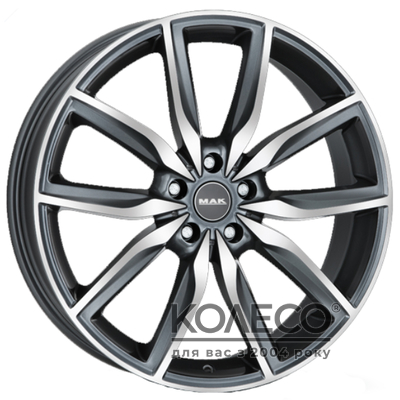 Mak Allianz R20 W8 PCD5x120 ET30 DIA72.6 GMMF