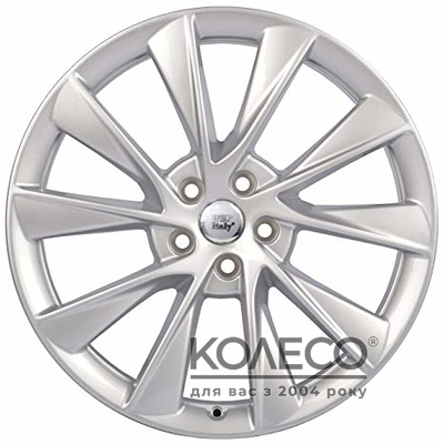WSP Italy Tesla (W1401) Oxy R21 W9 PCD5x120 ET40 DIA64.1 silver