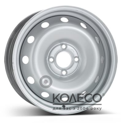ALST (KFZ) 7635 R15 W6 PCD4x100 ET50 DIA60.1 silver