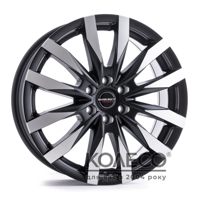 Borbet CW6 R18 W7.5 PCD6x114.3 ET40 DIA66.1 matt black polished