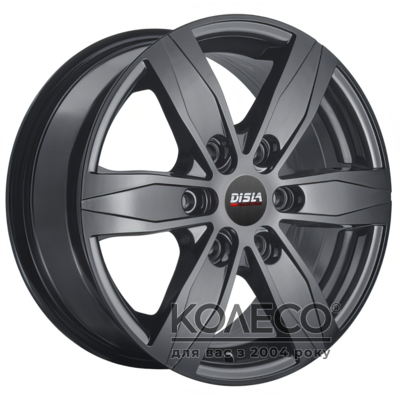 Disla Vanline 6 R16 W7 PCD6x130 ET55 DIA84.1 black