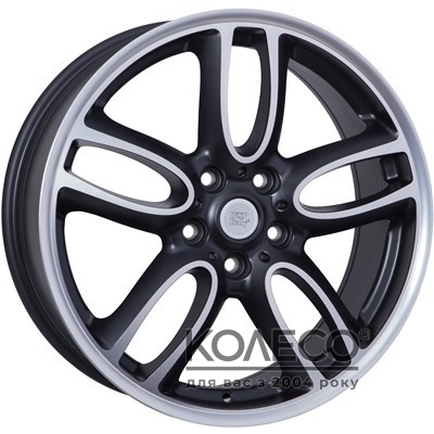 WSP Italy Mini (W1654) Amstel R19 W7.5 PCD5x120 ET52 DIA72.6 dull black polished