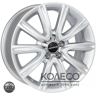 ZF TL0313 R18 W8 PCD5x112 ET39 DIA66.6 silver