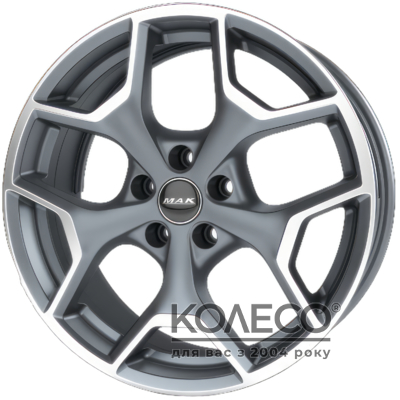 Mak Liberty R17 W7.5 PCD5x110 ET39 DIA65.1 GMMF