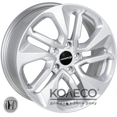 JH HP657 R17 W7.5 PCD5x114.3 ET45 DIA64.1 silver