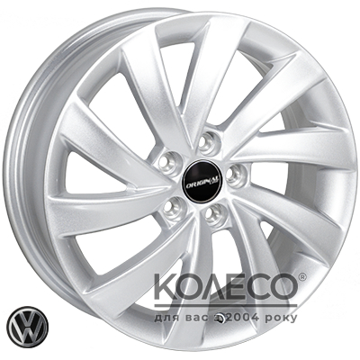 JH H664 R16 W6 PCD5x100 ET40 DIA57.1 silver