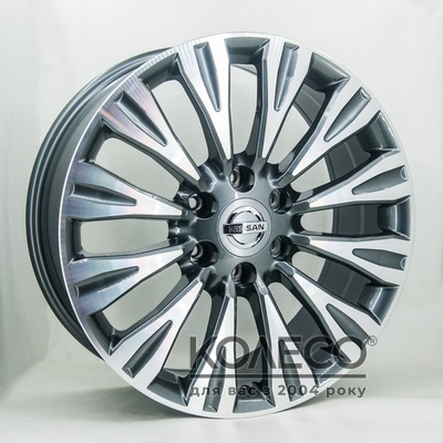 Replica Nissan GT A060 R20 W8 PCD6x139.7 ET35 DIA78.1 GMF