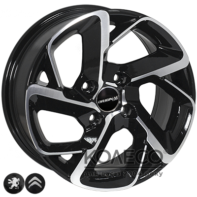 ZW BK5714 R15 W6.5 PCD4x108 ET25 DIA65.1 BP