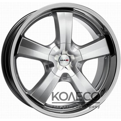 Mak G-Five R20 W9 PCD5x112 ET50 DIA66.6 silver