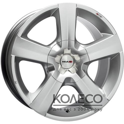 Mak X-Force R18 W9 PCD5x120 ET50 DIA65.1 silver