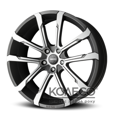 Momo Quantum R19 W9.5 PCD5x112 ET45 DIA79.6 matt anthracite polished