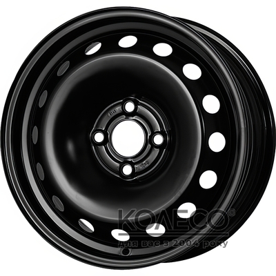 Magnetto Wheels R1-1593 R15 W6 PCD4x100 ET43 DIA56.5 black