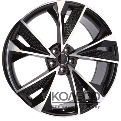 Racing line B1566 R22 W9.5 PCD5x112 ET20 DIA66.6 MB