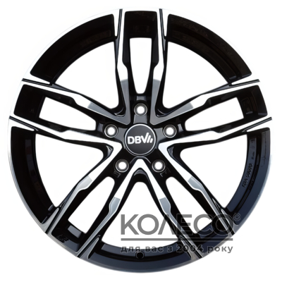 DBV Vienna R18 W8 PCD5x120 ET35 DIA72.5 black