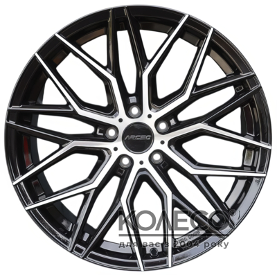 Arceo Valencia R19 W8.5 PCD5x120 ET38 DIA72.6 black