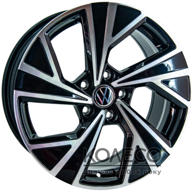 Replica Volkswagen F7651 R17 W7.5 PCD5x112 ET35 DIA57.1 BMF