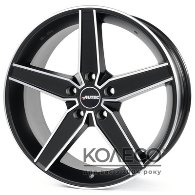 Autec Delano R18 W8 PCD5x114.3 ET42 DIA70.1 black matt polished