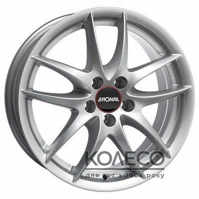 Ronal R46 R17 W7 PCD5x108 ET49 DIA76.1 silver