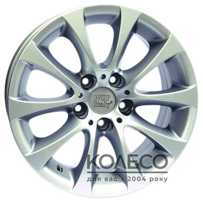 WSP Italy BMW (W660) Alicudi R18 W8.5 PCD5x120 ET34 DIA72.6 silver