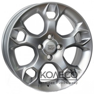 WSP Italy Ford (W951) Nurnberg R16 W6.5 PCD4x108 ET52.5 DIA63.4 silver