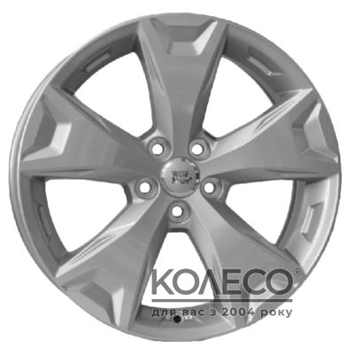 WSP Italy Subaru (W2705) Atena R17 W7 PCD5x100 ET55 DIA56.1 silver