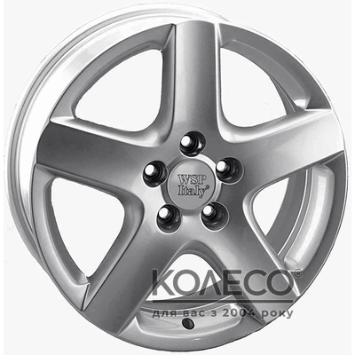 WSP Italy Volkswagen (W436) Ravello R17 W7 PCD5x100 ET42 DIA57.1 silver