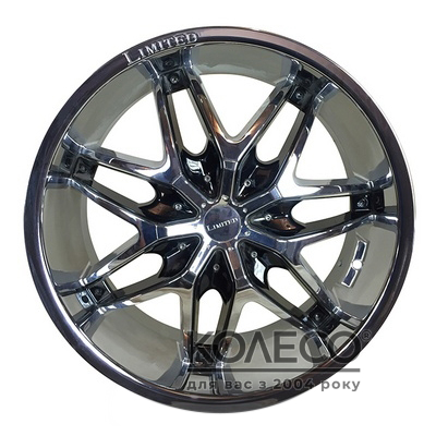 ZD M978 R20 W8.5 PCD6x139.7 ET15 DIA106.1 Chrome