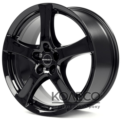 Borbet F R19 W7.5 PCD5x114.3 ET49.5 DIA67.1 black