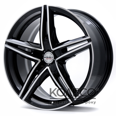 Borbet XRS R19 W8.5 PCD5x112 ET40 DIA72.6 gloss black polished