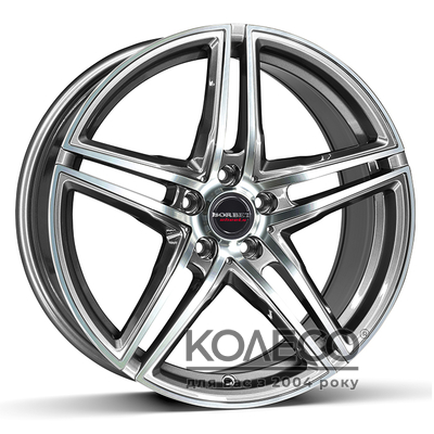 Borbet XRT R19 W8.5 PCD5x120 ET30 DIA72.6 graphite polished